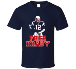 Free Brady Tom New England Football T Shirt 14618574