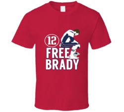 Free Brady Tom Brady New England Football Sports 12 T Shirt 14618575