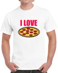 I Heart Love Pepperoni Pizza Junk Food Lover T Shirt 32885944