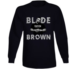 Blade Brown London England Top Rapper Music Fan Bad Boy T Shirt_classic_black_music Long Sleeve 38298809