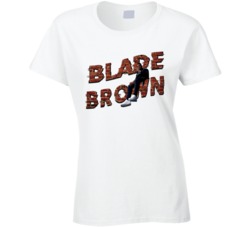 Blade Brown London England Top Rapper Music Fan Brick Ladies T Shirt 38298828