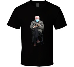 Bernie Sanders Sitting Down Meme Inauguration Funny Politician T Shirt 38583097