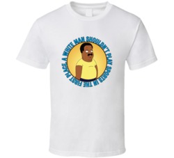 White Man Shouldnt Play Sports Family Guy Cleveland Quote T Shirt 39280650