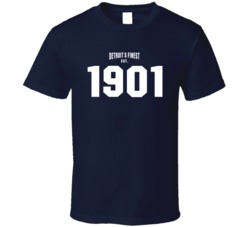 Detroit's Finest Est 1901 Baseball Fan T Shirt 39283646
