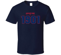 Cleveland's Finest Est 1901 Baseball Fan T Shirt 39283649