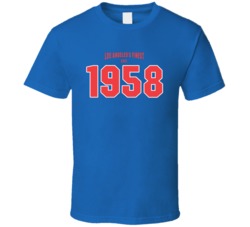Los Angeles's Finest Est 1958 Los Angeles D Baseball Fan T Shirt 39283660