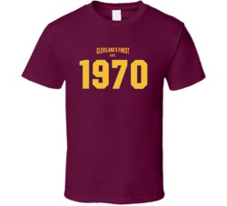 Cleveland's Finest Est 1970 Basketball Fan T Shirt 39285015
