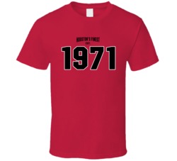 Houston's Finest Est 1971 Basketball Fan T Shirt 39285020