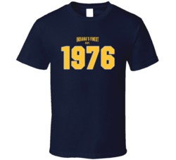 Indiana's Finest Est 1976 Basketball Fan T Shirt 39285023