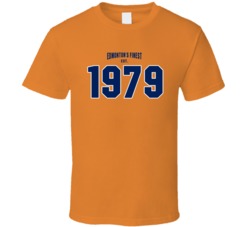 Edmonton's Finest Est 1979 Hockey Fan T Shirt 39285195