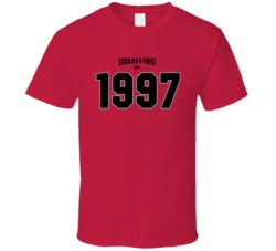 Carolina's Finest Est 1997 Hockey Fan T Shirt 39285202