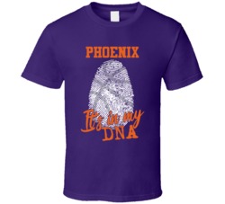 It's In My Dna Phoenix Basketball Fingerprint T Shirt 39296040