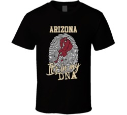 It's In My Dna Arizona Hockey Fingerprint T Shirt 39296311