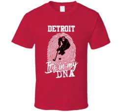 It's In My Dna Detroit Hockey Fingerprint T Shirt 39296315