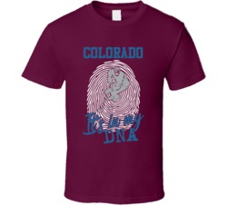 It's In My Dna Colorado Hockey Fingerprint T Shirt 39296316