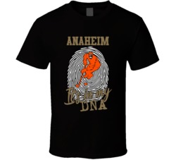 It's In My Dna Anaheim Hockey Fingerprint T Shirt 39296317