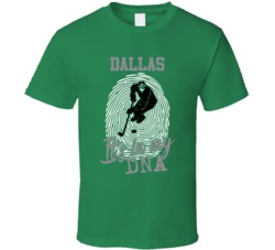 It's In My Dna Dallas Hockey Fingerprint T Shirt 39296319