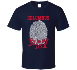 It's In My Dna Columbus Hockey Fingerprint T Shirt 39296321