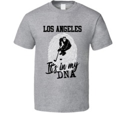 It's In My Dna Los Angeles Hockey Fingerprint T Shirt 39296322