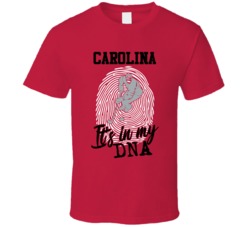 It's In My Dna Carolina Hockey Fingerprint T Shirt 39296323