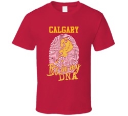 It's In My Dna Calgary Hockey Fingerprint T Shirt 39296324