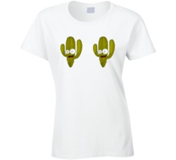 Funny Cactus Prickly Boobs T-Shirt 5574112