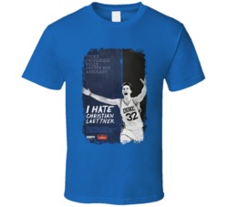 I Hate Christian Laettner Cocky Bully Duke Basketball T Shirt 8092631
