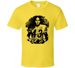 Troy Polamalu Pittsburgh Safety Hair Steel T Shirt 83623-NPT