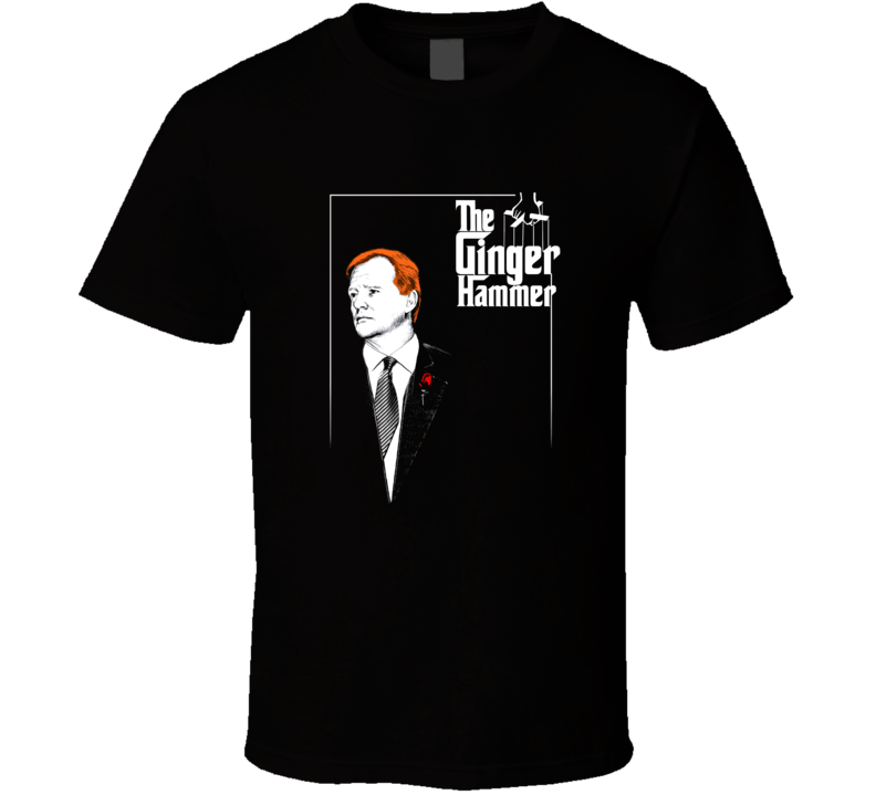 The Ginger Hammer Godfather Parody Roger Goodell Football Commissioner T Shirt The Ginger Hammer Godfather Parody Roger Goodell Football Commissioner T Shirt