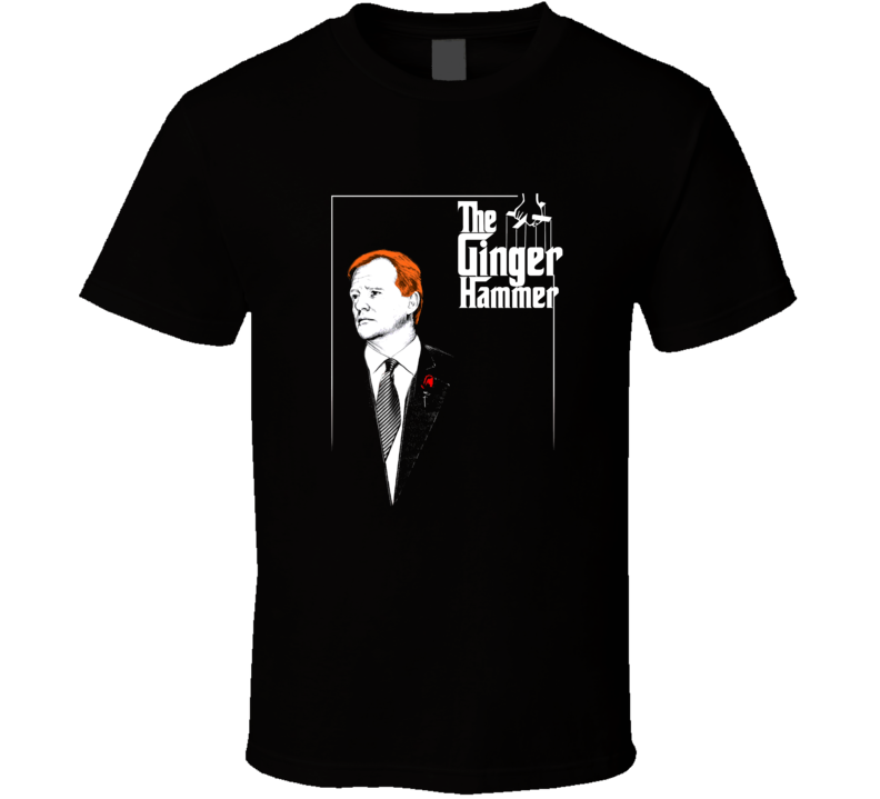 The Ginger Hammer Godfather Parody Roger Goodell Football Commissioner T Shirt