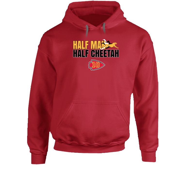 Tyreek Hill Half Man Half Cheetah Kansas City Football Sports Hoodie