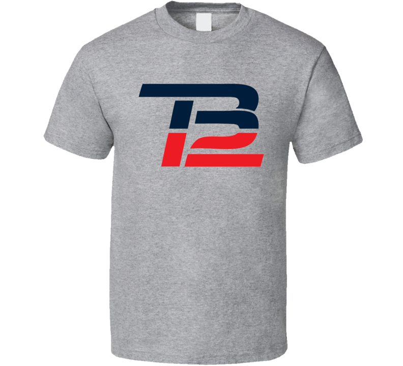 Tom Brady Logo New England Football T Shirt Tom Brady Logo New England Football T Shirt