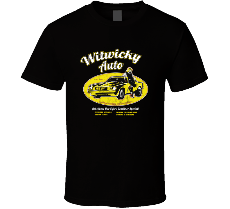 Witwicky Auto Transformers T Shirt