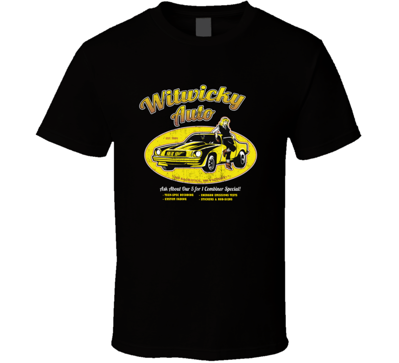 Witwicky Auto Transformers Retro T Shirt