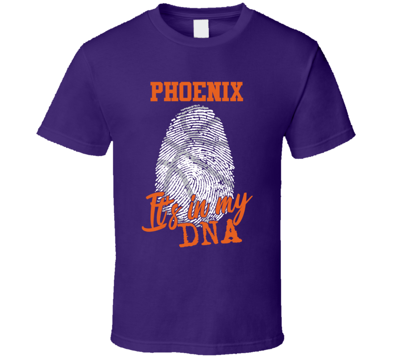 It's In My Dna Phoenix Basketball Fingerprint T Shirt It's In My Dna Phoenix Basketball Fingerprint T Shirt