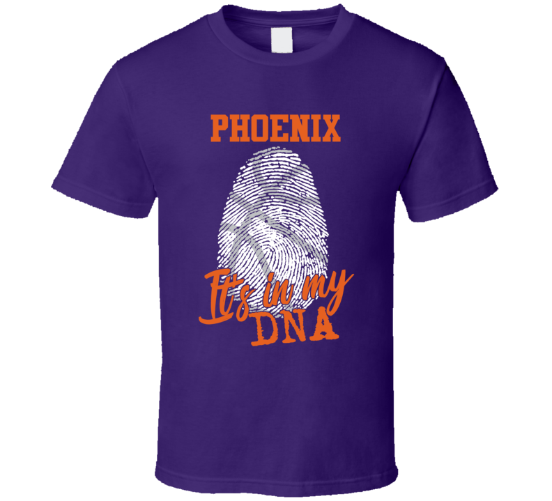 It's In My Dna Phoenix Basketball Fingerprint T Shirt