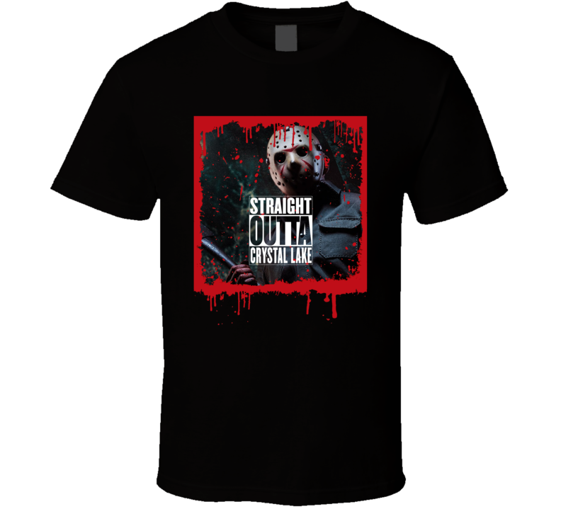 Friday The 13th Straight Outta Crystal Lake Jason T Shirt Friday The 13th Straight Outta Crystal Lake Jason T Shirt