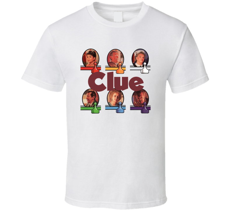 Clue Game Characters T Shirt Clue Game Characters T Shirt