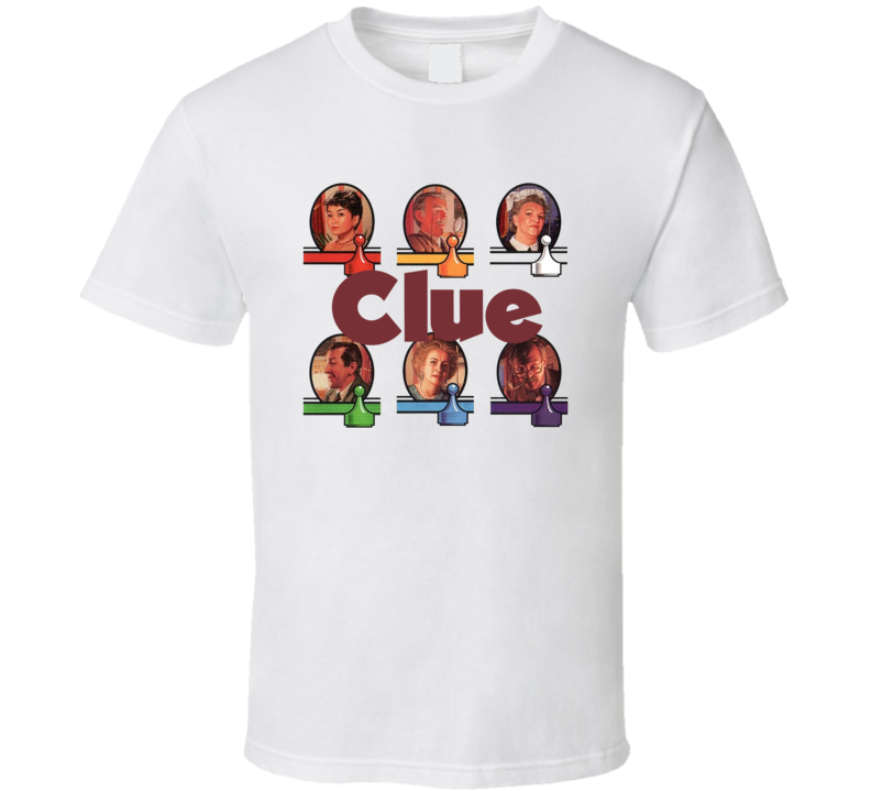 Clue Game Characters T Shirt