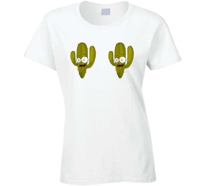 Funny Cactus Prickly Boobs T-Shirt Funny Cactus Prickly Boobs T-Shirt