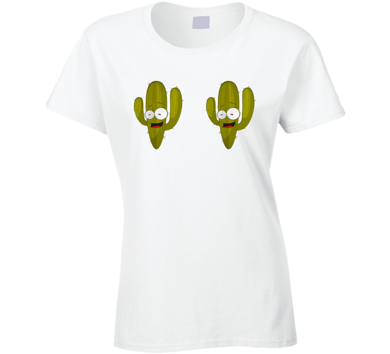 Funny Cactus Prickly Boobs T-Shirt