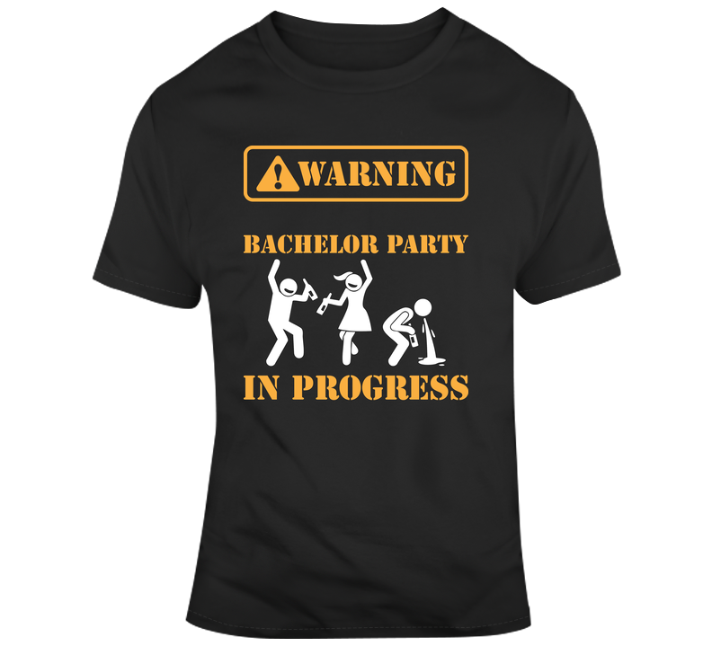 Bachelor Party In Progress T Shirt
