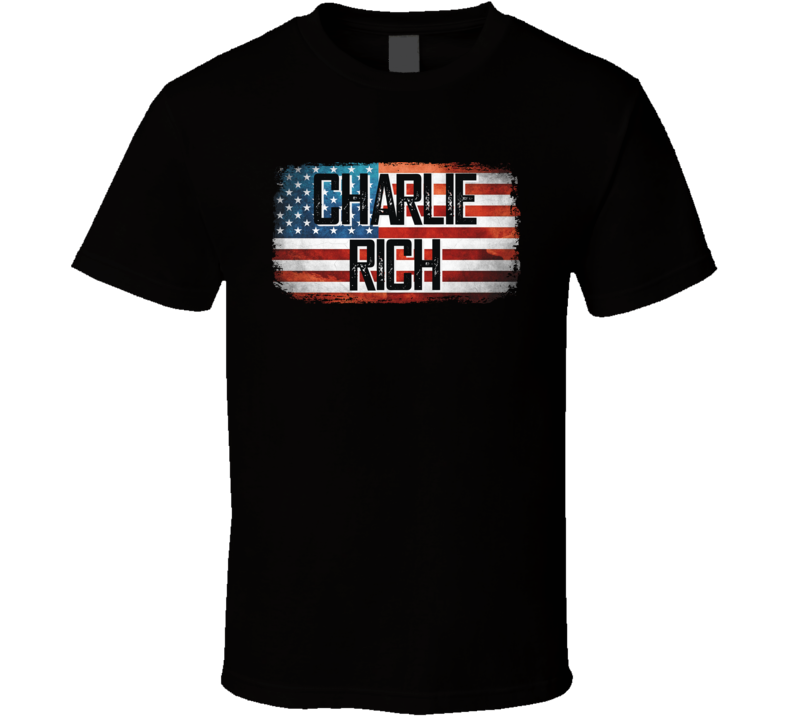 Charlie Rich American Pride Country Music Concert Fan T Shirt