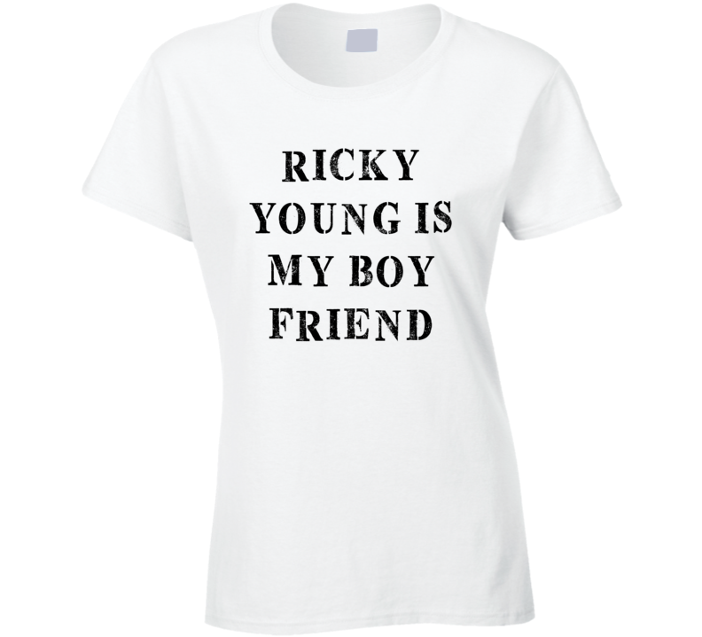 Ricky Young Is My Boyfriend Funny Trending Country Music T Shirt