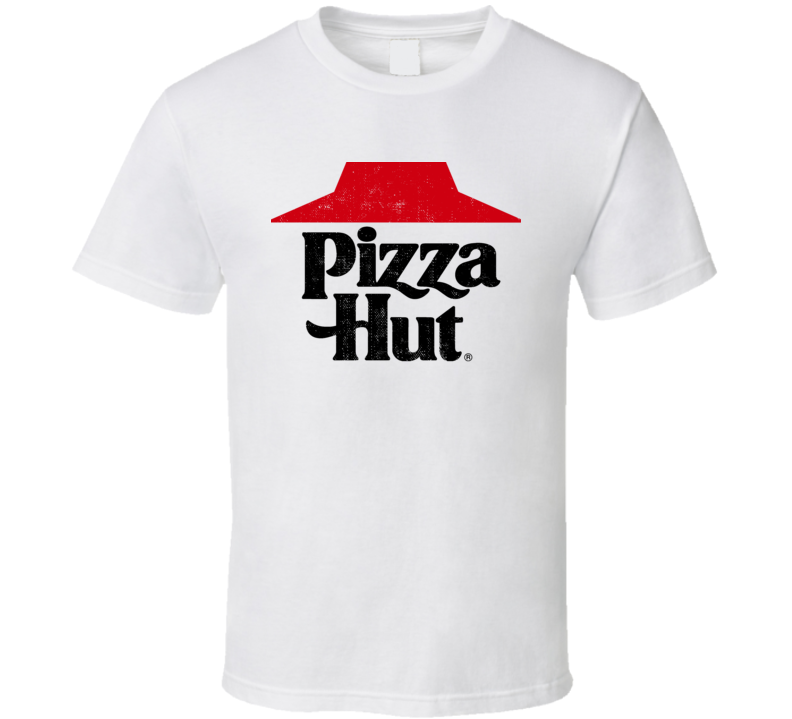 Pizza Hut Italian Fast Food Restaurant Logo Grunge Retro Look T Shirt Pizza Hut Italian Fast Food Restaurant Logo Grunge Retro Look T Shirt