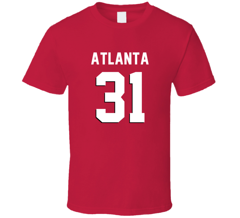 Number 31 Atlanta Football Player Game Day Fan T Shirt