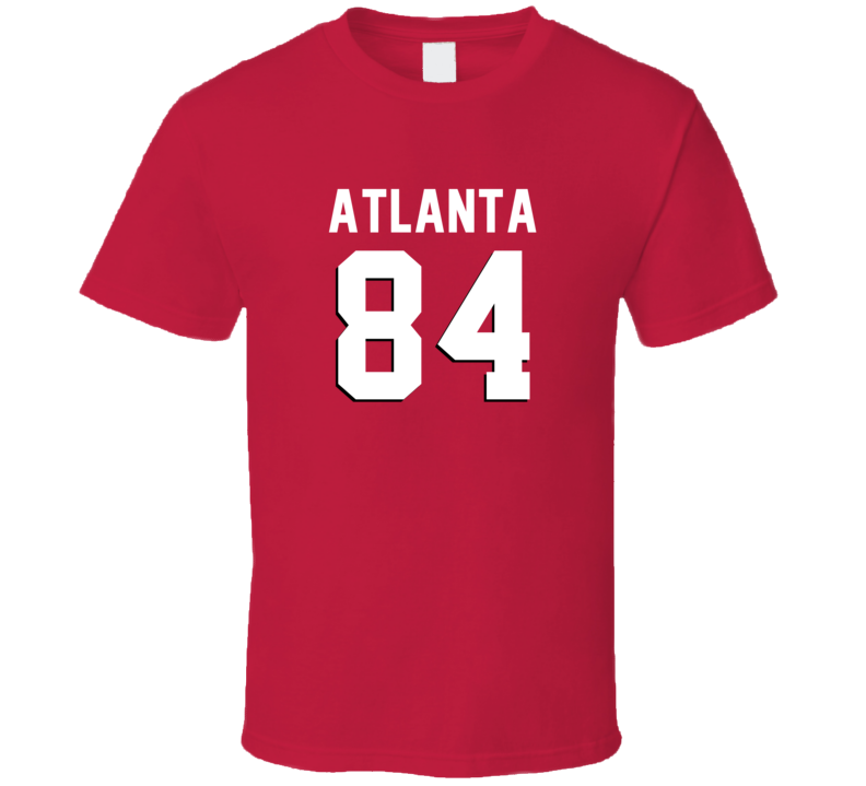 Number 84 Atlanta Football Player Game Day Fan T Shirt