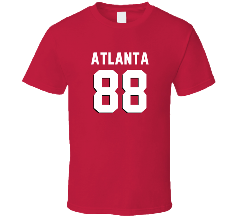 Number 88 Atlanta Football Player Game Day Fan T Shirt