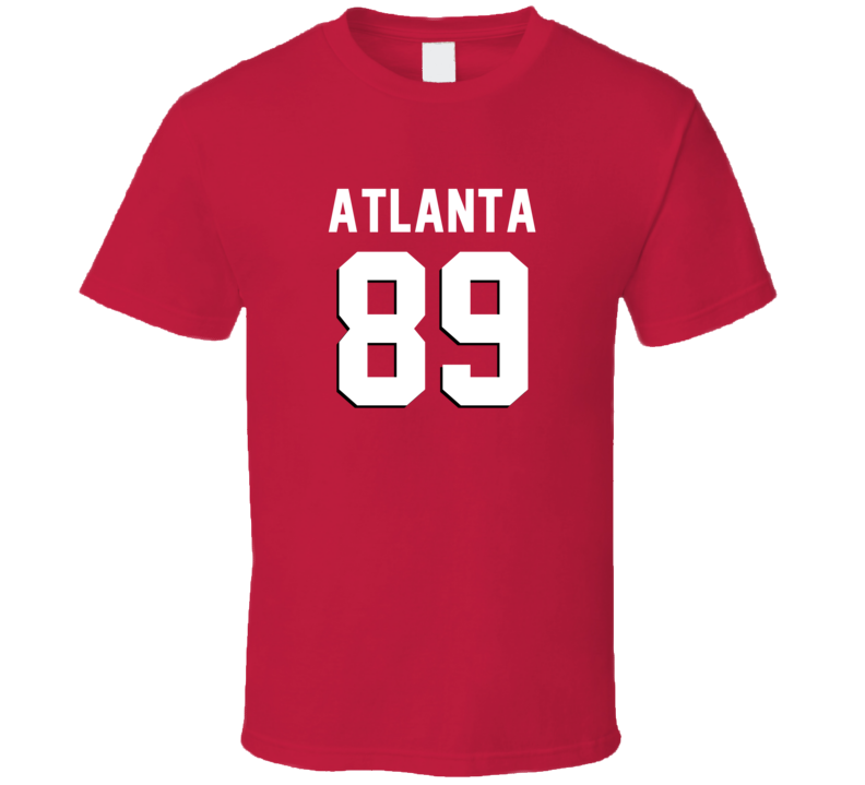 Number 89 Atlanta Football Player Game Day Fan T Shirt