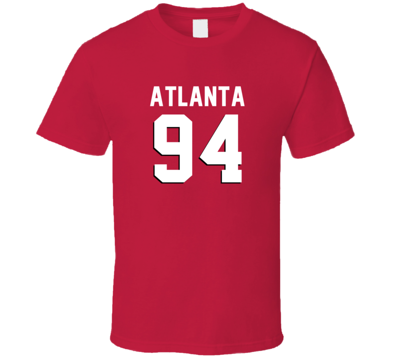 Number 94 Atlanta Football Player Game Day Fan T Shirt